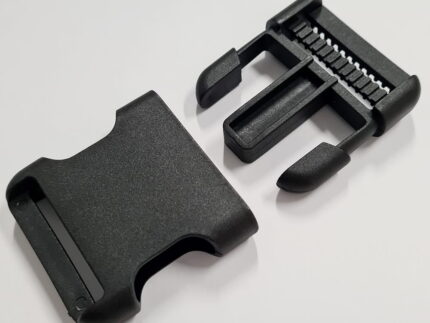 Czarna klamra PLASTIKOWA 40mm
