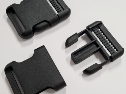 Czarna klamra PLASTIKOWA 40mm