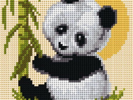 Kanwa z nadrukiem 15x15 PANDA (1007)