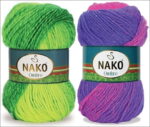Włóczka Nako OMBRE 100g/190m - akryl + wełna