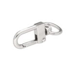 Karabińczyk metalowy 13x37 mm SREBRNY (nr14) - obrazek 3