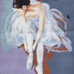 Kanwa z nadrukiem BALETNICA (11569)