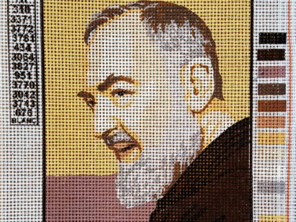 Kanwa z nadrukiem OJCIEC PIO (3101)
