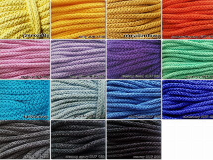 Sznurek pleciony BAWEŁNIANY 8mm- 25m