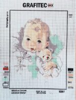 Kanwa z nadrukiem BOBAS Z MISIEM (6297)