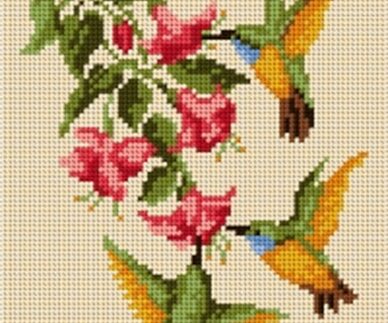 KANWA 18x24 - KOLIBRY (5001)
