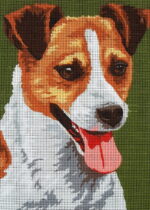 Kanwa z nadrukiem JACK RUSSELL TERRIER (6284)