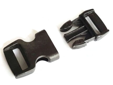 Czarna klamra PLASTIKOWA 10mm
