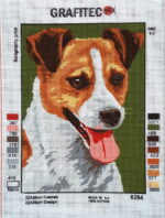Kanwa z nadrukiem JACK RUSSELL TERRIER (6284)