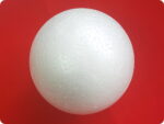 KULA STYROPIANOWA, BOMBKA średnica 10 cm