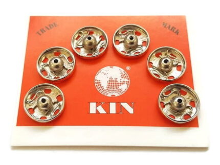 Zatrzaski metalowe 11,5 mm (4) 6szt