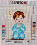 Kanwa z nadrukiem CHŁOPIEC (3303)