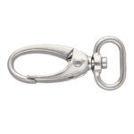 Karabińczyk metalowy 15x45mm SREBRNY MAT