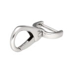 Karabińczyk metalowy 19x51mm SREBRNY (11)