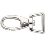 Karabińczyk metalowy 20x62mm SREBRNY (5)