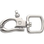 Karabińczyk metalowy 20x68mm SREBRNY (12)