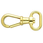 Karabińczyk metalowy 22x59mm ZŁOTY (7)