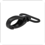 Karabińczyk metalowy 32x60mm CZARNY MAT