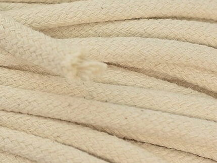 KNOT sznurek bawełniany 6mm ECRU na metry