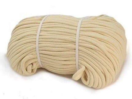 KNOT sznurek bawełniany 6mm ECRU na metry