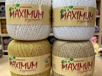 Kordonek Maximum Metalizowany 100g