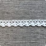 Koronka bawełniana 17mm BIAŁA (C035)