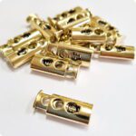 Stopery do sznurka METALOWE podwójne 4,5mm