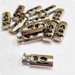 Stopery do sznurka METALOWE podwójne 4,5mm