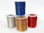 Sznurek METALIZOWANY 1mm/ rolka 100m