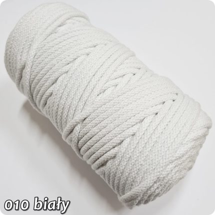 Sznurek pleciony BAWEŁNIANY 5mm na metry