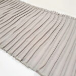 Taśma ozdobna PLISA szer. 140mm JASNOSZARA