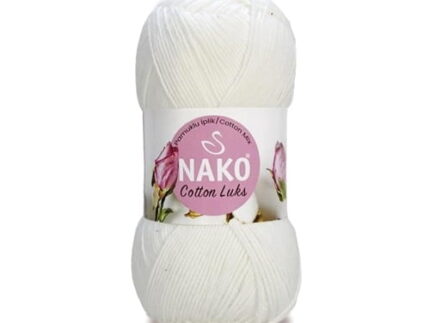 Włóczka Nako COTTON LUKS 100g/330m miękka bawełna + akryl