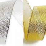 Wstążka BROKATOWA 18mm NA METRY