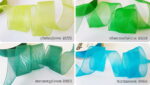 Wstążka SZYFONOWA ORGANZA 25mm KRĄŻEK 32m