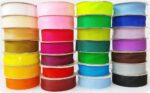 Wstążka SZYFONOWA ORGANZA 38mm NA METRY