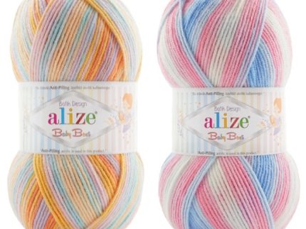 Włóczka Alize Baby Best BATIK 100g/240m - akryl + bambus